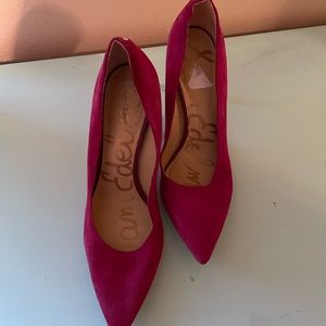 Pink Suede Size 8 Heels